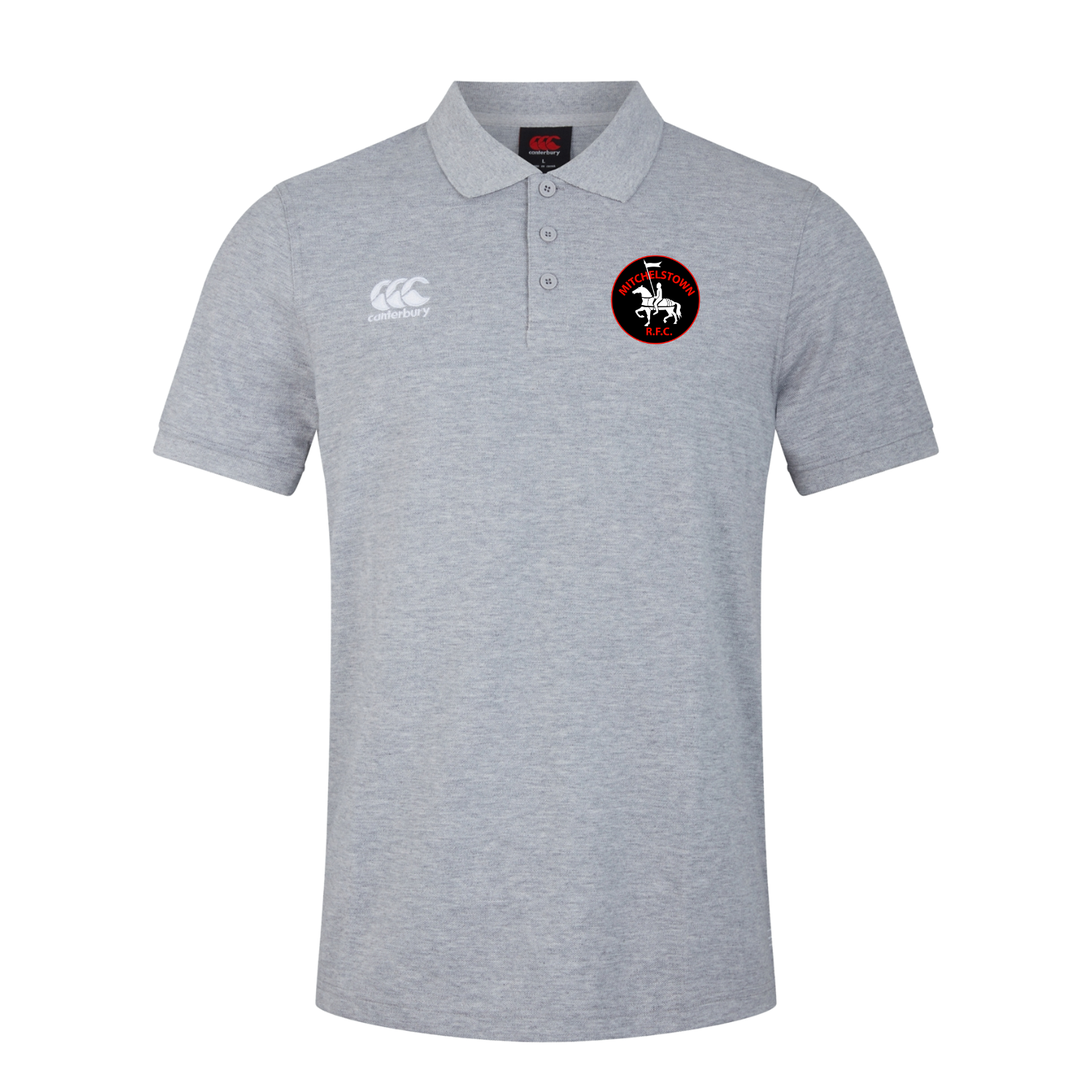 Mitchelstown Rugby Club - Cotton Waimak Poloshirt - Grey
