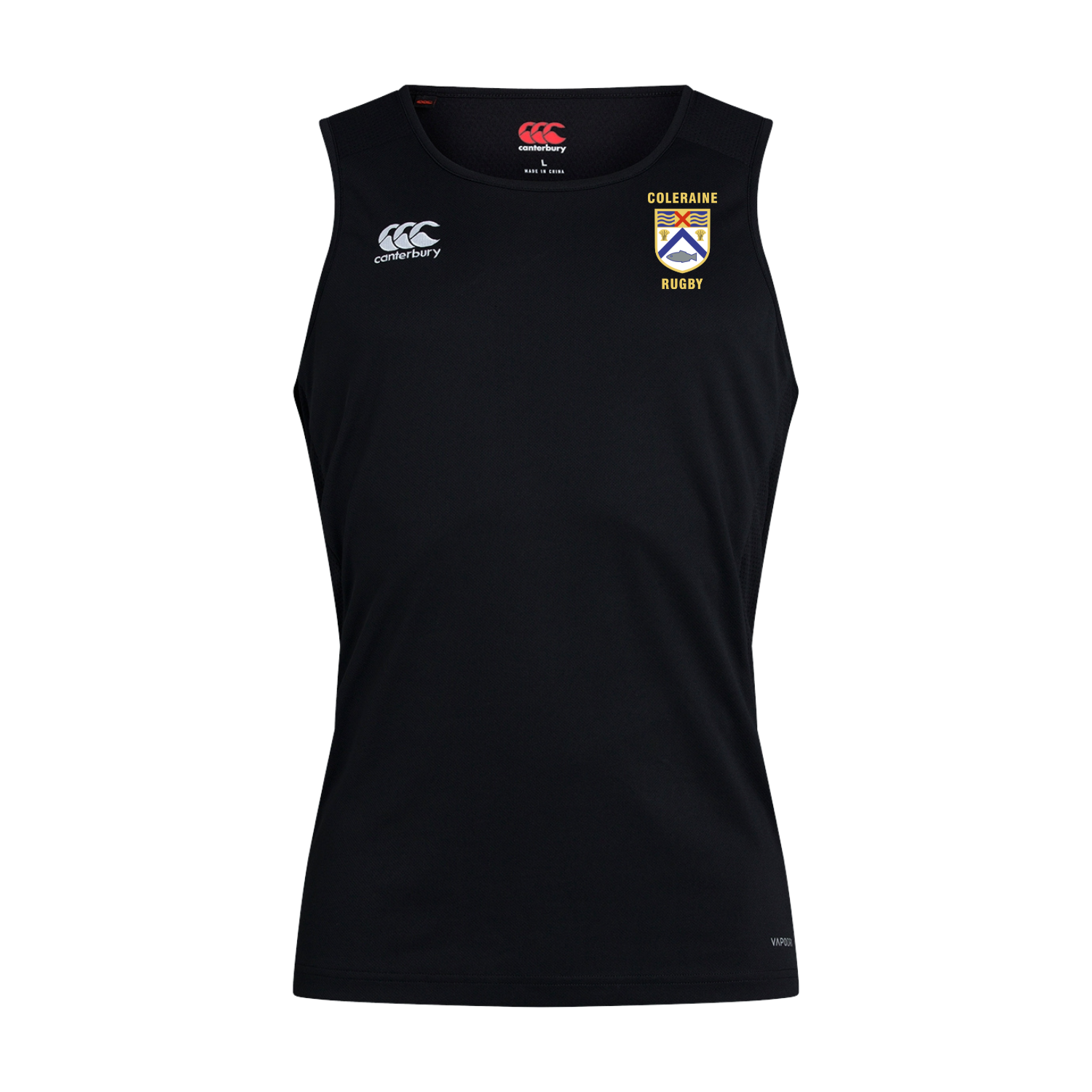 Coleraine Rugby Club - Club Dry Singlet - Black