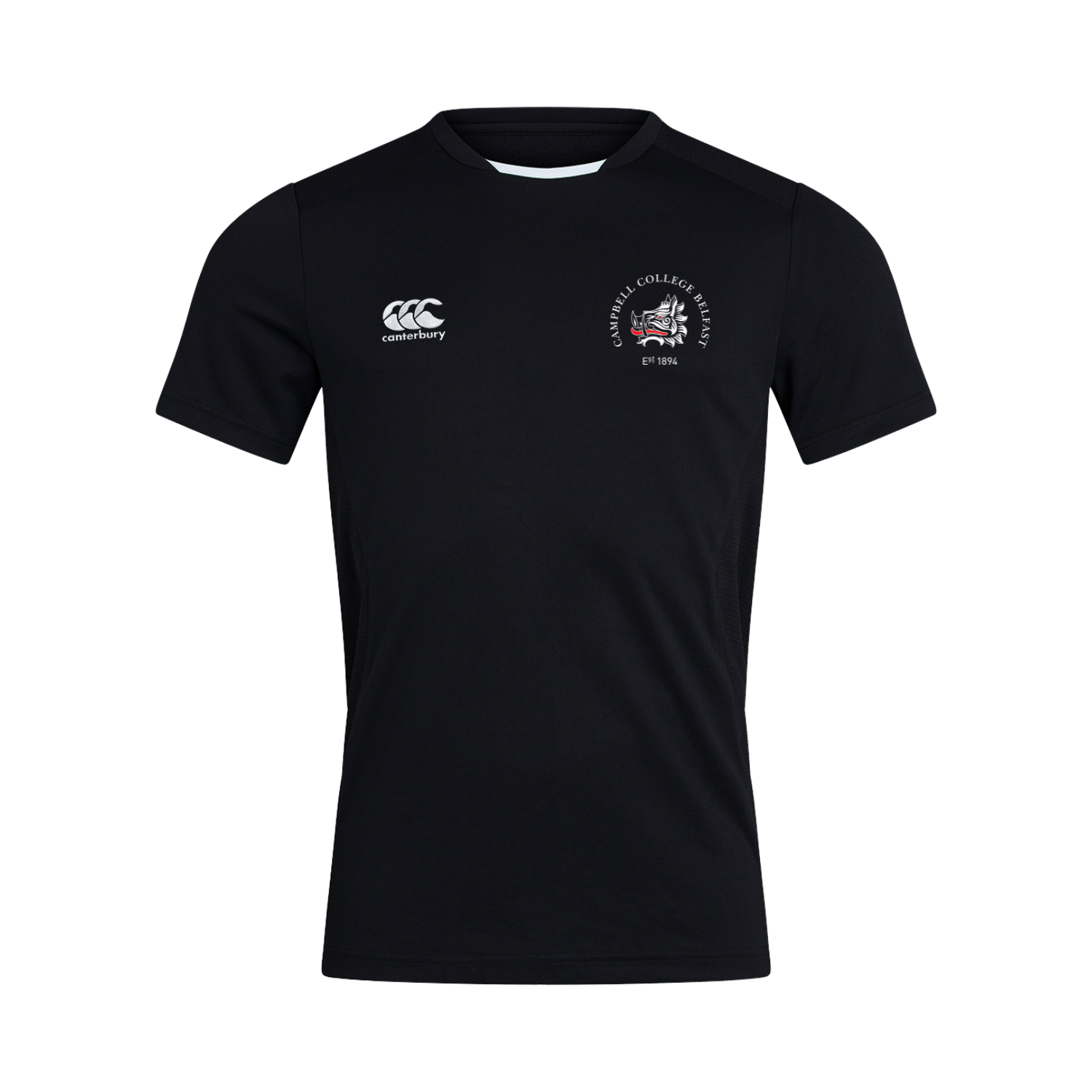 Campbell College - Club Dry Tee - Black