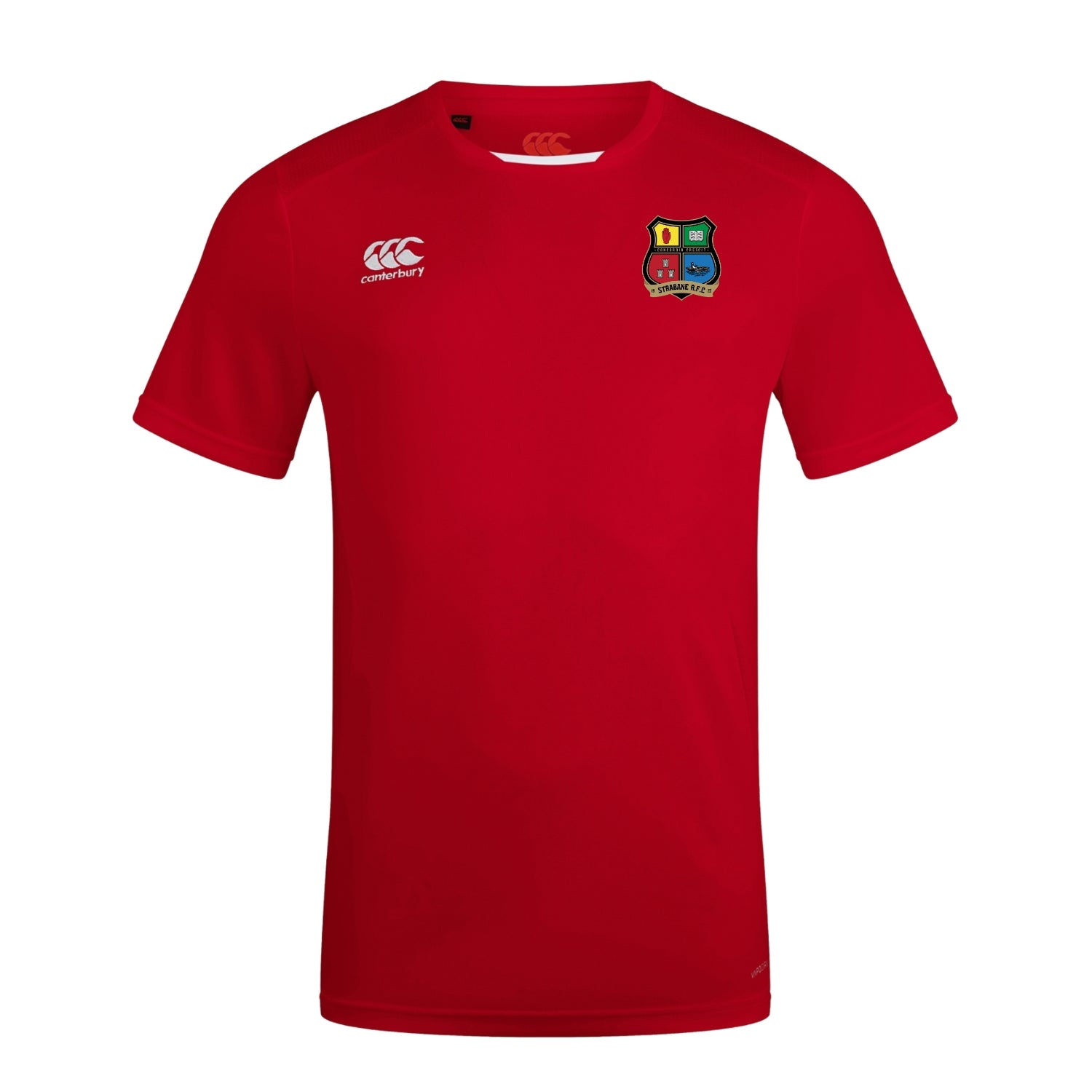 Strabane Rugby Club - Club Dry Tee - Red