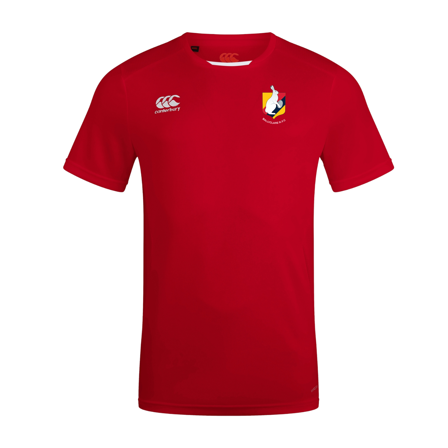Ballyclare Rugby Club - Club Dry Tee - Red