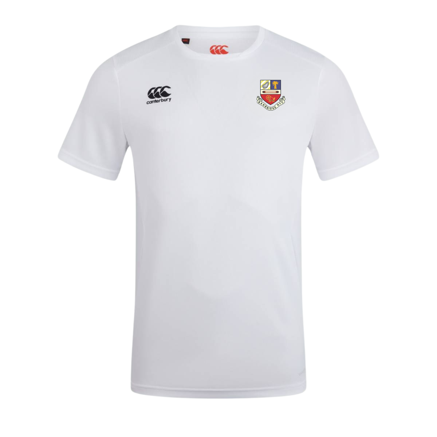 Banbridge Rugby Club - Club Dry Tee - White