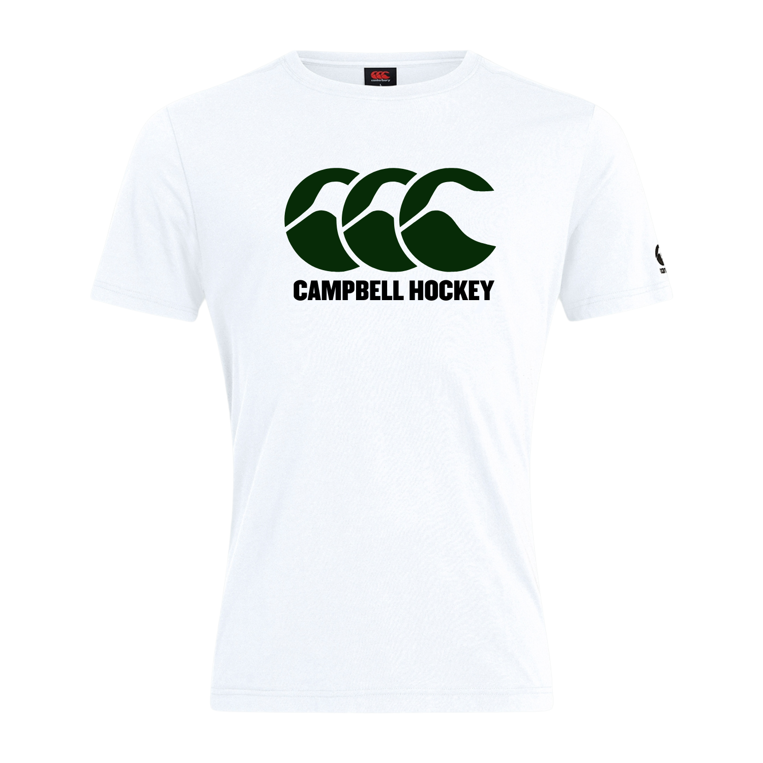 Campbell College - Cotton Hockey Tee - White