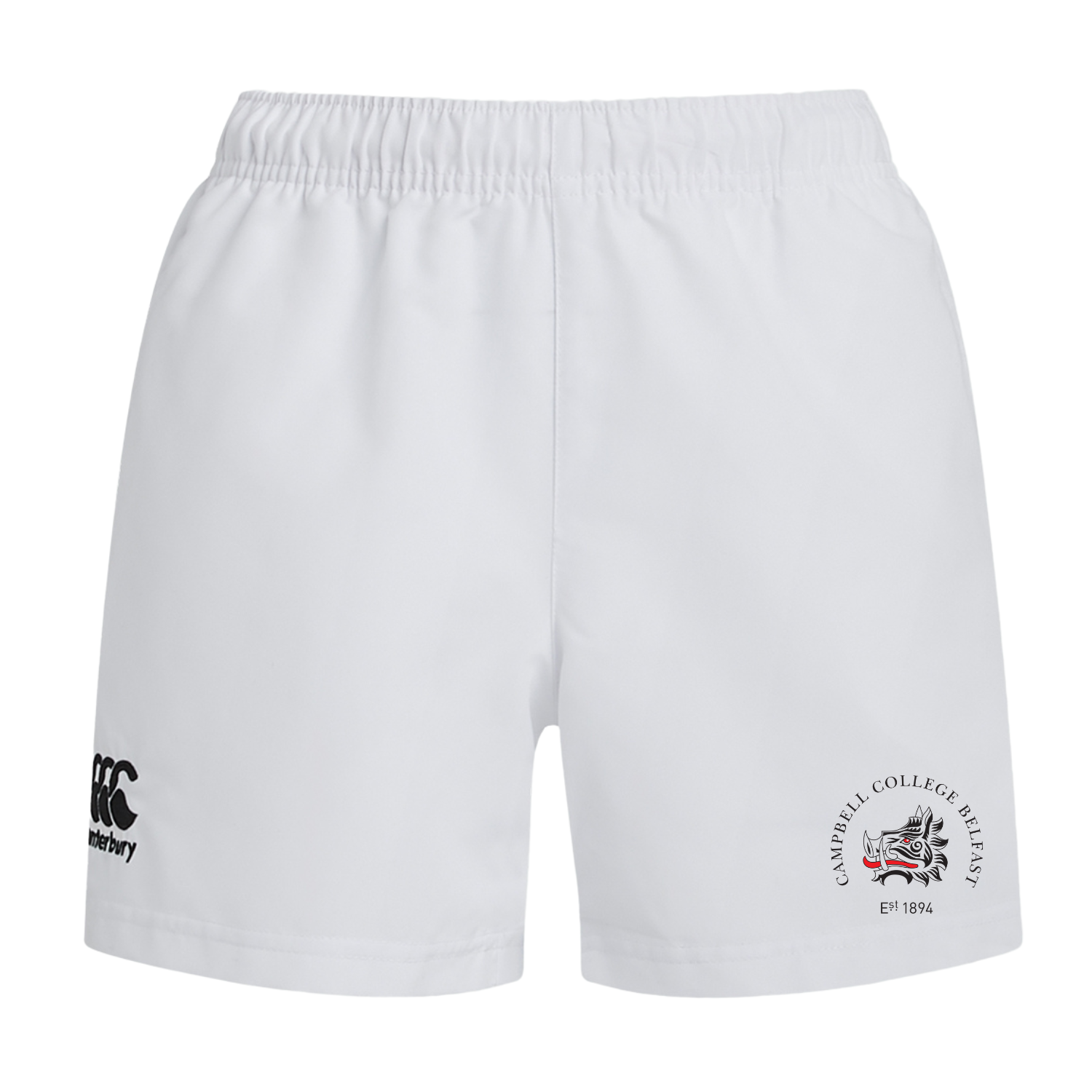 Campbell College - Club Gym Short - White