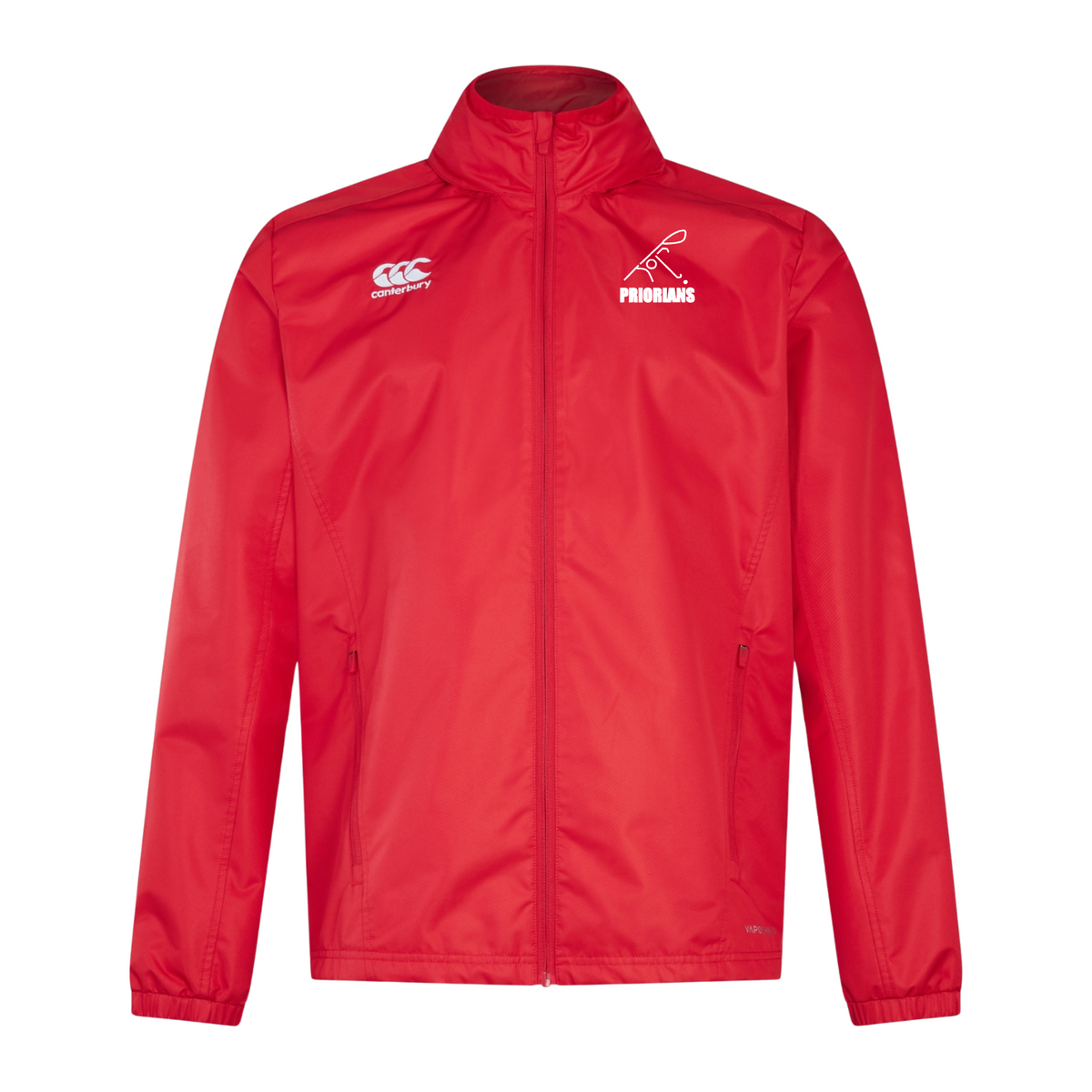 Priorians Hockey Club - Club Vaposhield Full Zip Rain Jacket - Red