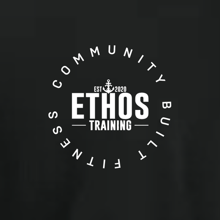 Ethos Training Ladies Cropped Tee - Washed Black
