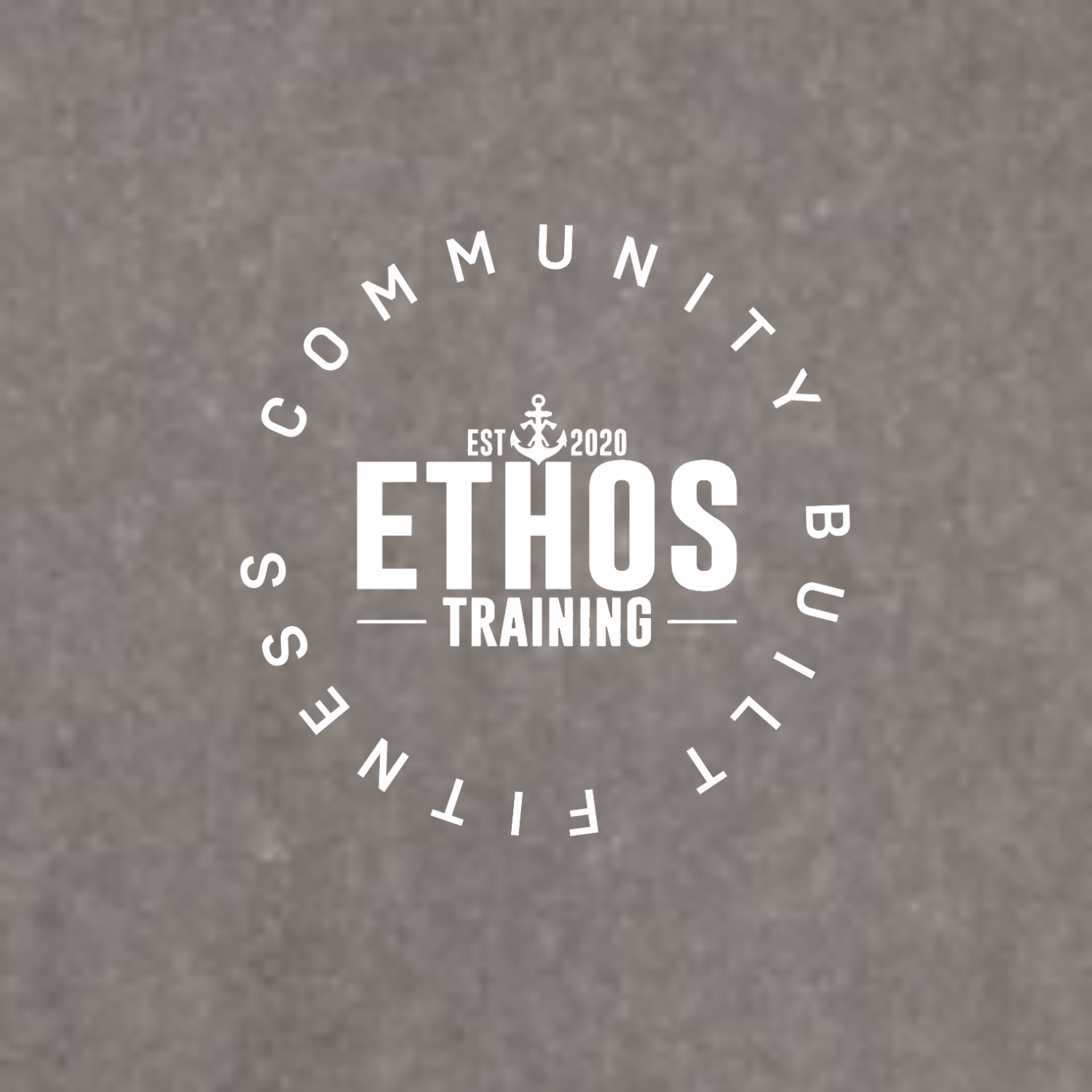 Ethos Training Distorted Tee - Asphalt