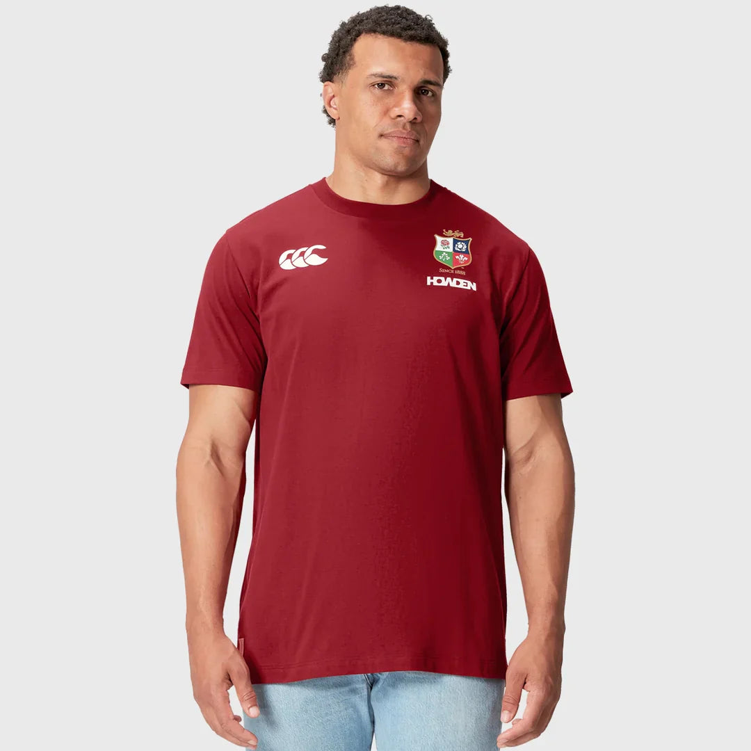 British & Irish Lions - Cotton Tee - Red