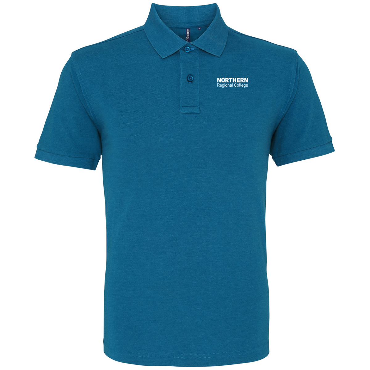NRC Cotton Polo - Teal Heather