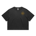 Old Road Strength Club - Womens Heavy Faded Crop Tee