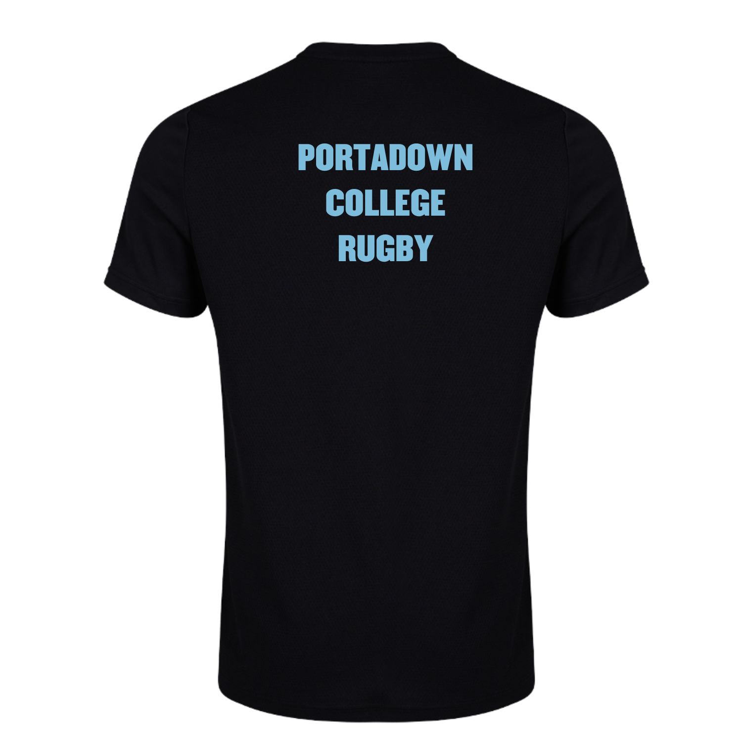 Portadown College Rugby- Club Dry Tee - Black