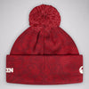 British & Irish Lions - Fleece Lined Bobble Hat - Red