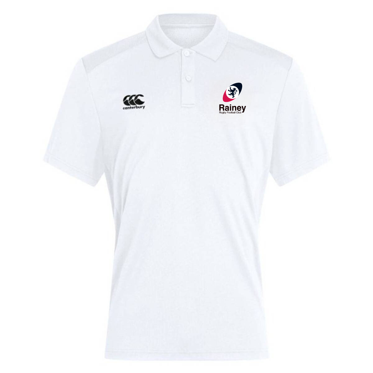 Rainey Rugby Club - Club Dry Polo - White