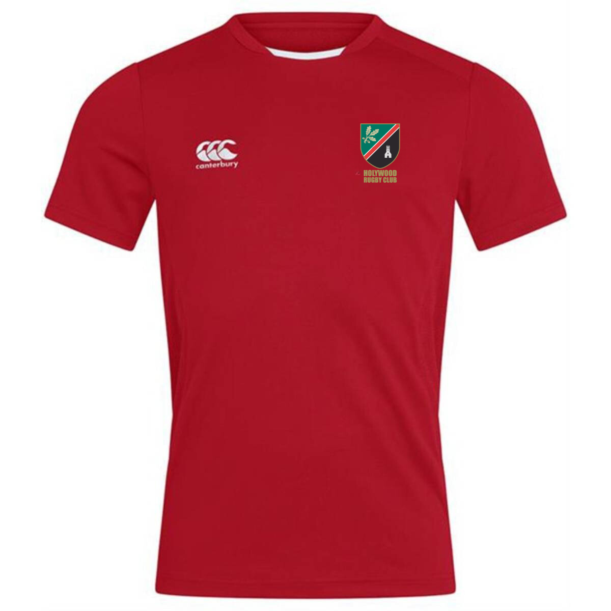 Holywood Rugby Club - Club Dry Tee - Red