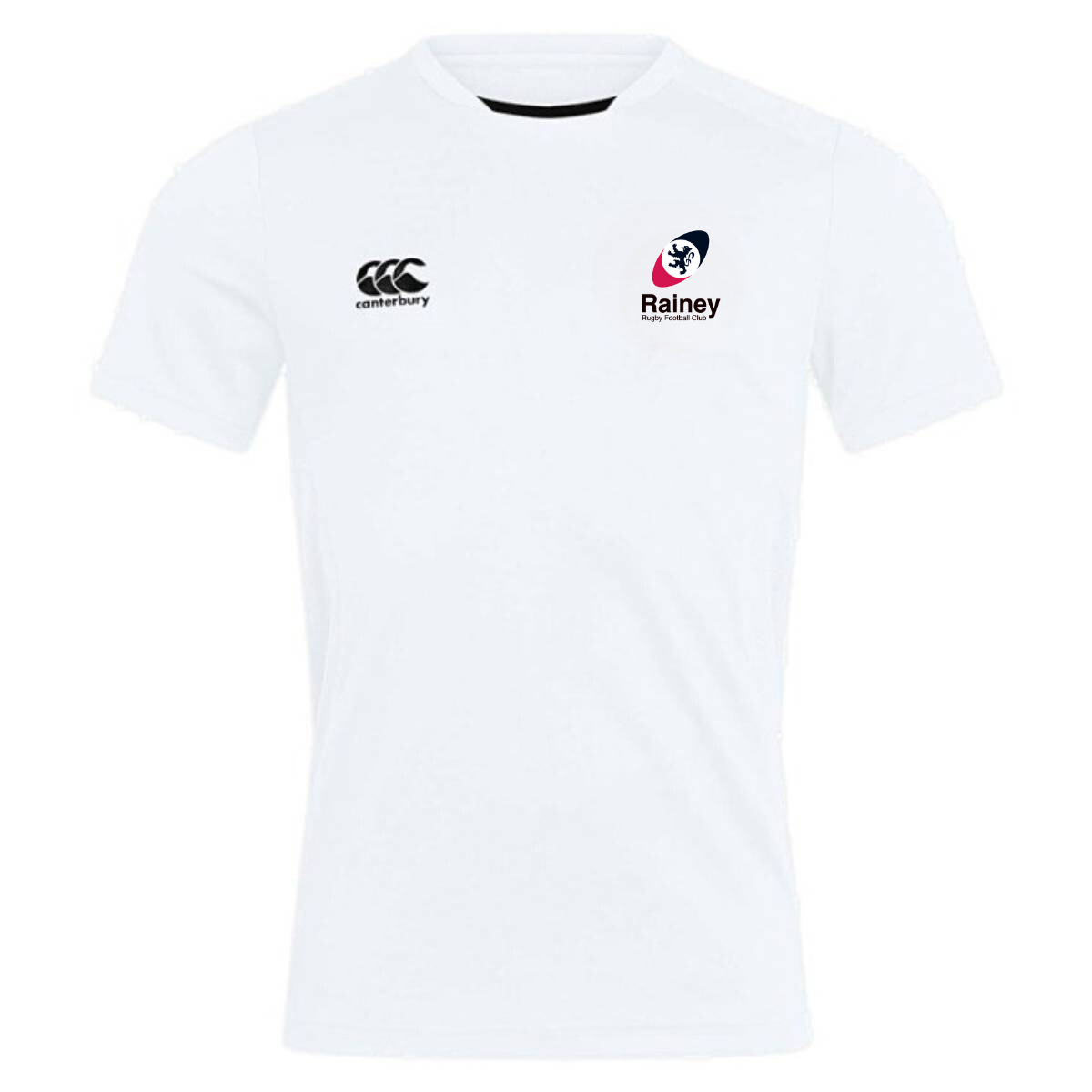 Rainey Rugby Club - Club Dry Tee - White