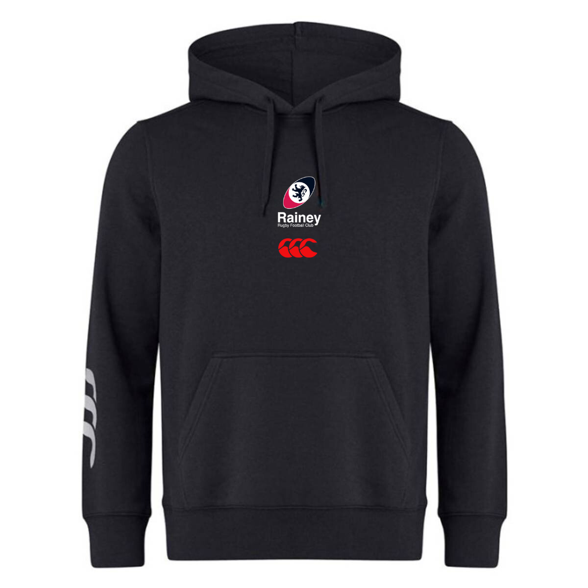 Rainey Rugby Club - Club Hoody - Black