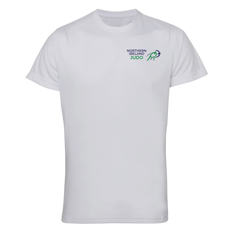 NI Judo - White Performance Tee