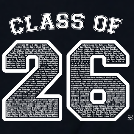 The Campion School 2026 Leavers Deluxe Hoody - True Navy