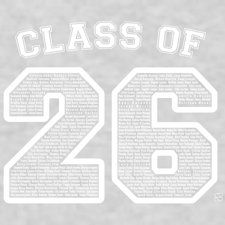 The Campion School 2026 Leavers Deluxe Hoody - Grey