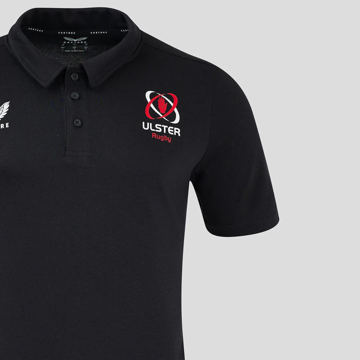 Ulster Rugby 24/25 - Polycotton Leisure Polo - Caviar