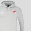 Ulster Rugby 24/25 - Brushed Cotton Hoodie - Grey - Kids