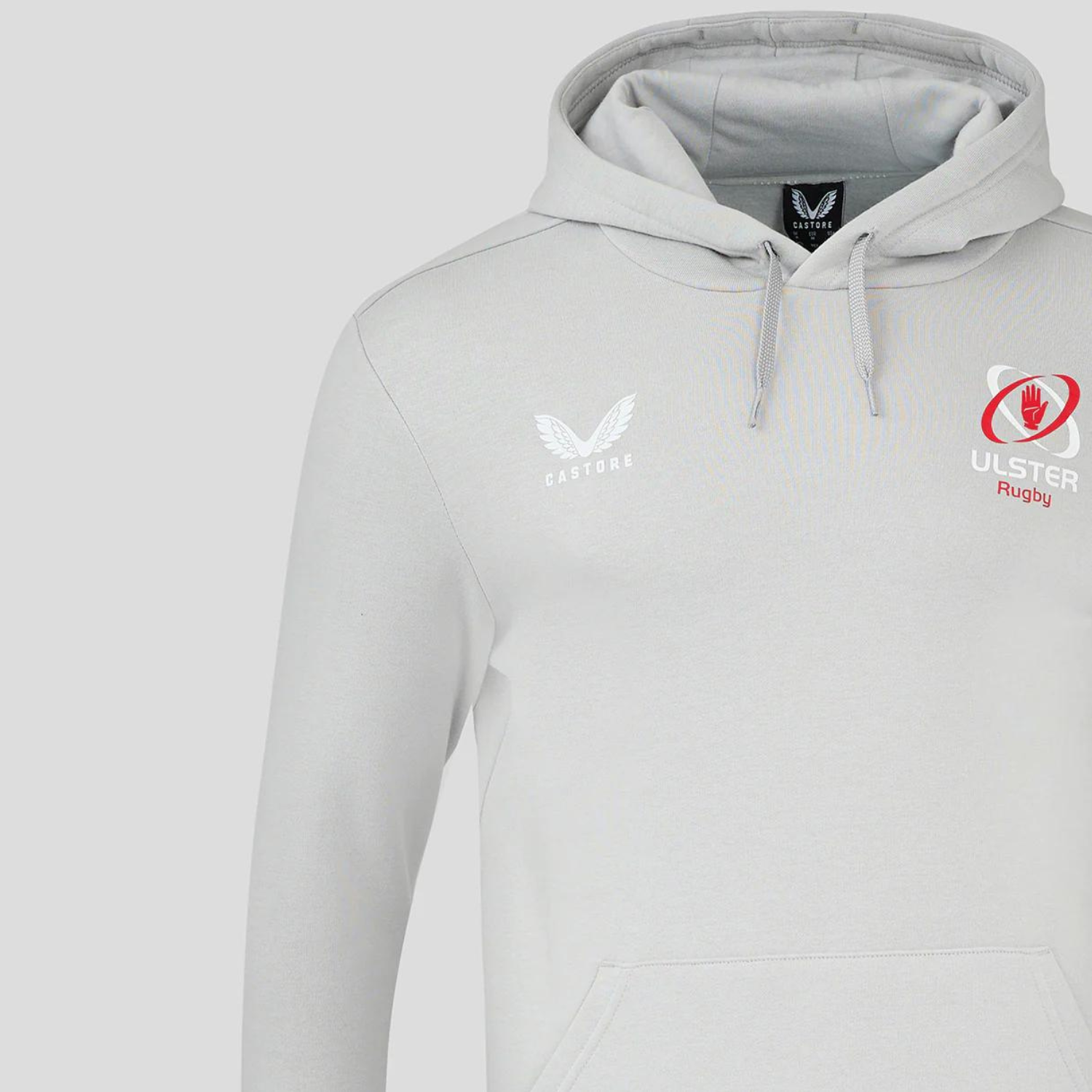 Ulster Rugby 24/25 - Brushed Cotton Hoodie - Grey