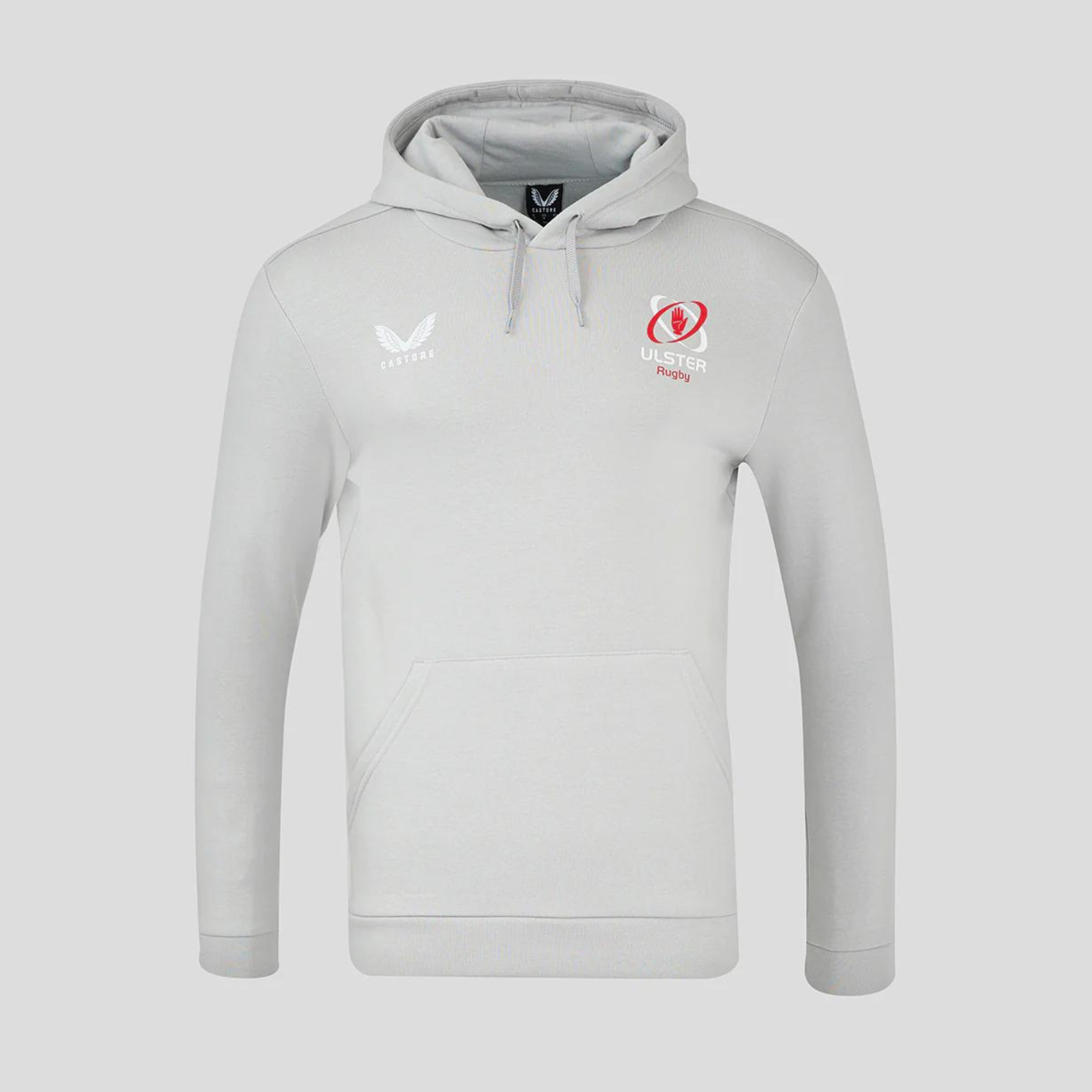 Ulster Rugby 24/25 - Brushed Cotton Hoodie - Grey - Kids