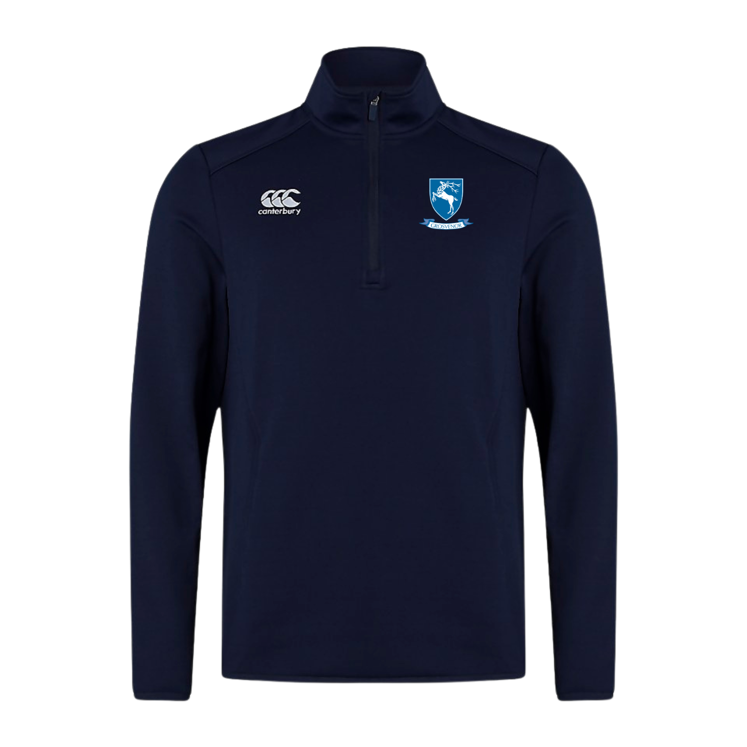 Grosvenor Grammar School - 1/4 Zip Midlayer Top