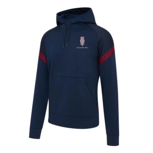 Academy Rugby Football Club - Tech Hoodie - Navy/Maroon