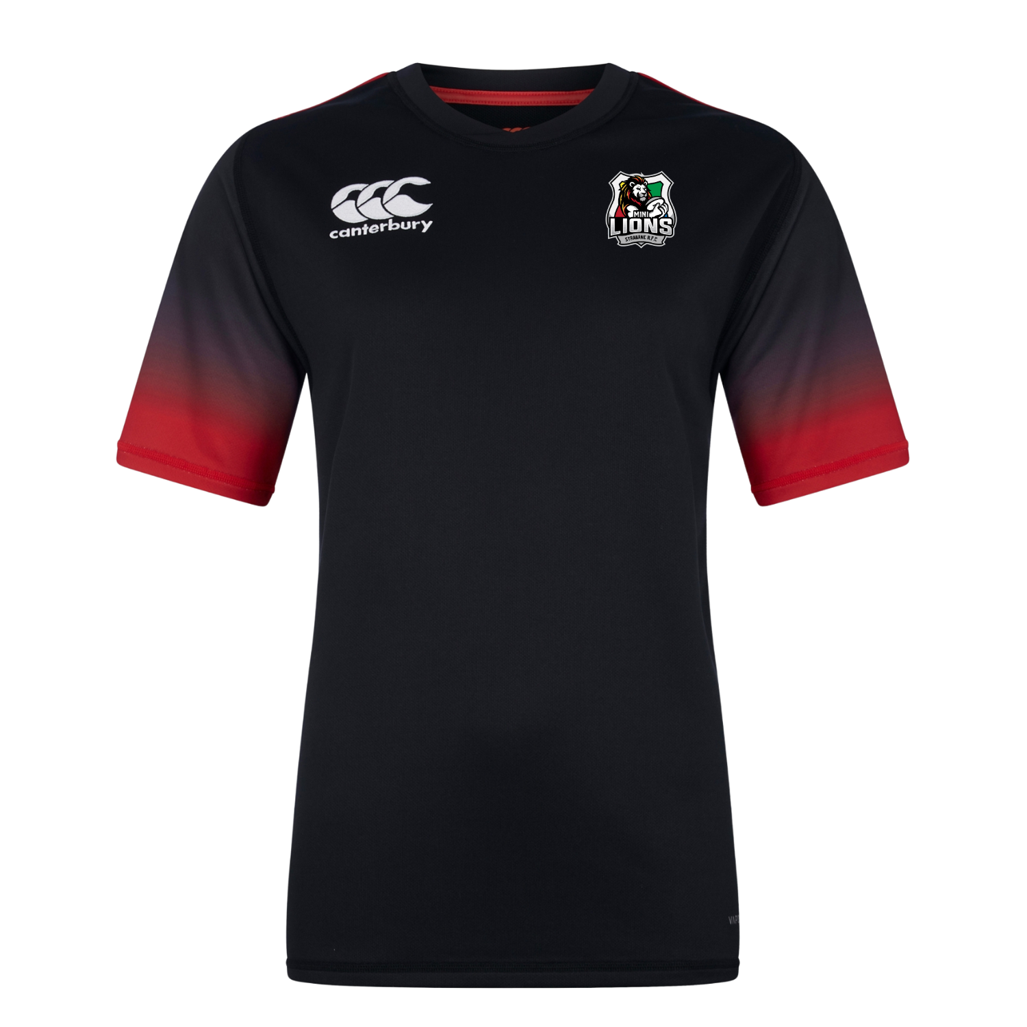 Strabane Rugby Club - Mini's Lions Club Training Jersey - Black / Red