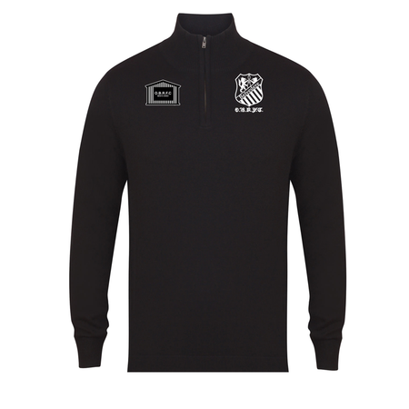 OBRFC Men's Shed - 1/4 Zip Cotton Jumper