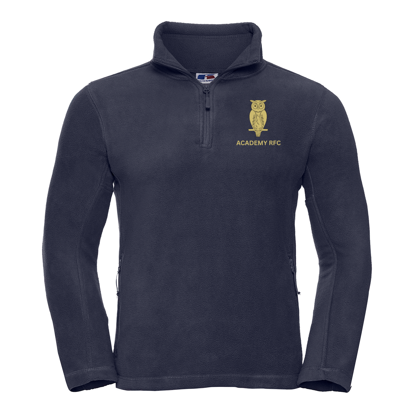 Academy Rugby Football Club ¼-zip outdoor fleece - French Navy