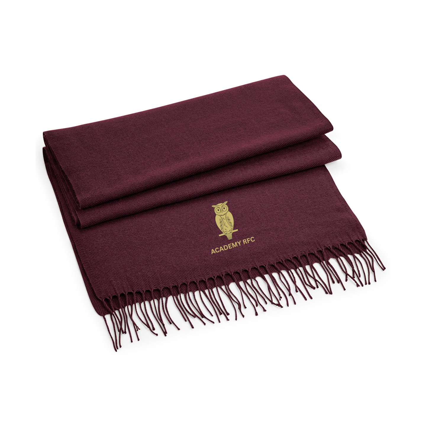 Academy Rugby Football Club Classic woven scarf - Burgundy