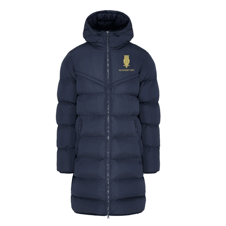 Academy Rugby Football Club - Chevron Puffer Coat - Navy -Stash Shop- Stash Shop