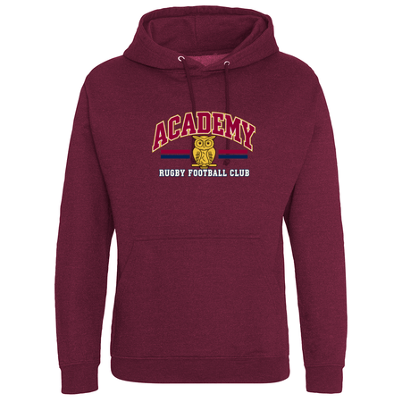 Academy Rugby Football Club College hoodie - Burgundy Smoke -Stash Shop- Stash Shop