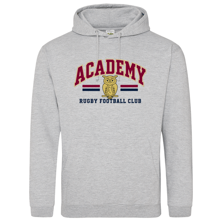 Academy Rugby Football Club College hoodie - Heather Grey -Stash Shop- Stash Shop