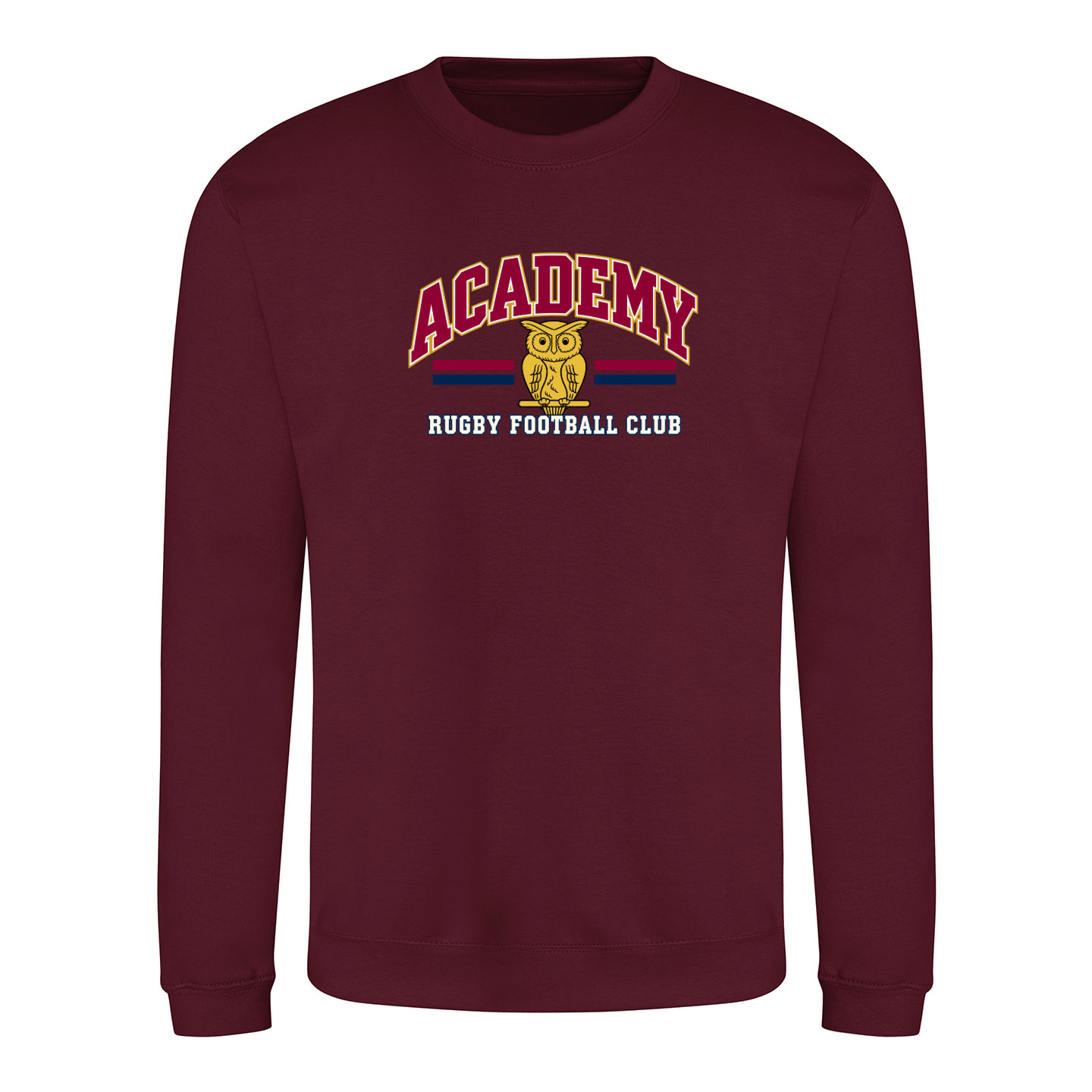 Academy Rugby Football Club AWDis sweatshirt - Burgundy