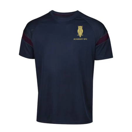Academy Rugby Football Club - Kinetic Sports Tech Tee - Navy/Maroon