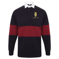 Academy Rugby Football Club Panelled rugby shirt - Navy/Burgundy -Stash Shop- Stash Shop