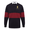 Academy Rugby Football Club Panelled rugby shirt - Navy/Burgundy -Stash Shop- Stash Shop