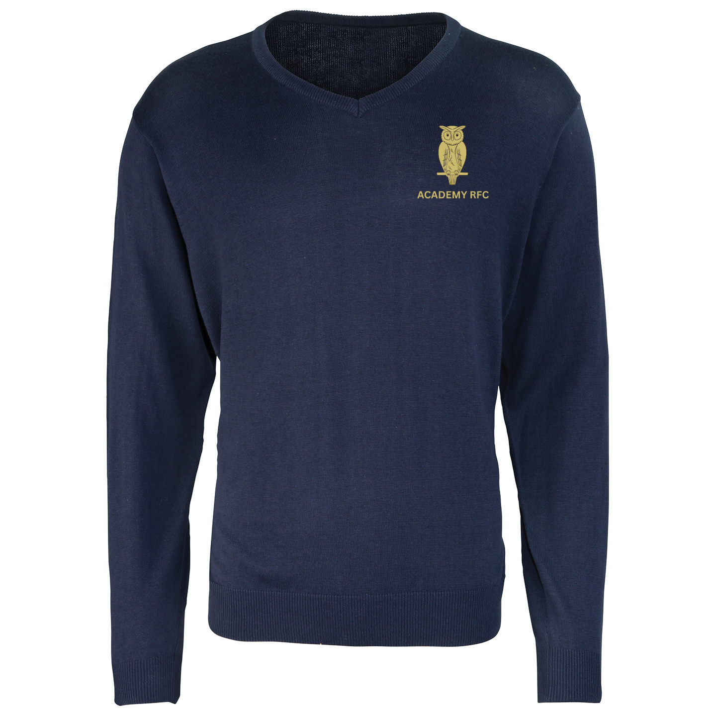 Academy Rugby Football Club V-neck knitted sweater - Navy