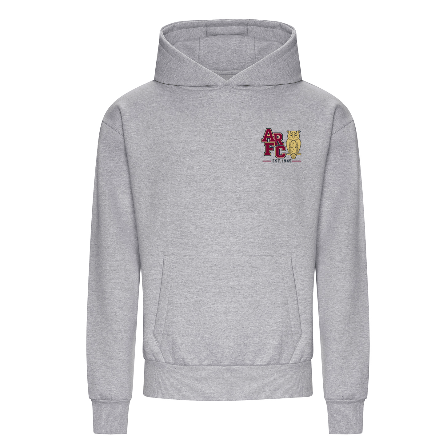 Academy Rugby Football Club Signature heavyweight hoodie - Heather Grey -Stash Shop- Stash Shop