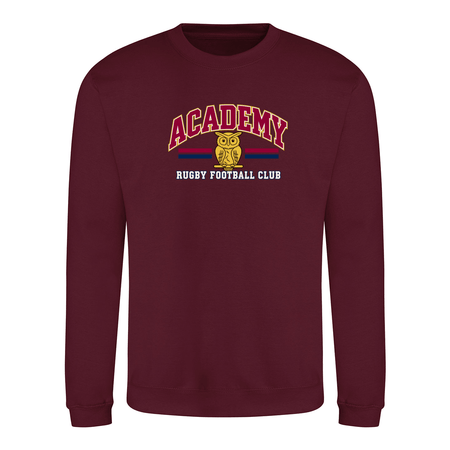 Academy Rugby Football Club sweatshirt - Burgundy -Stash Shop- Stash Shop