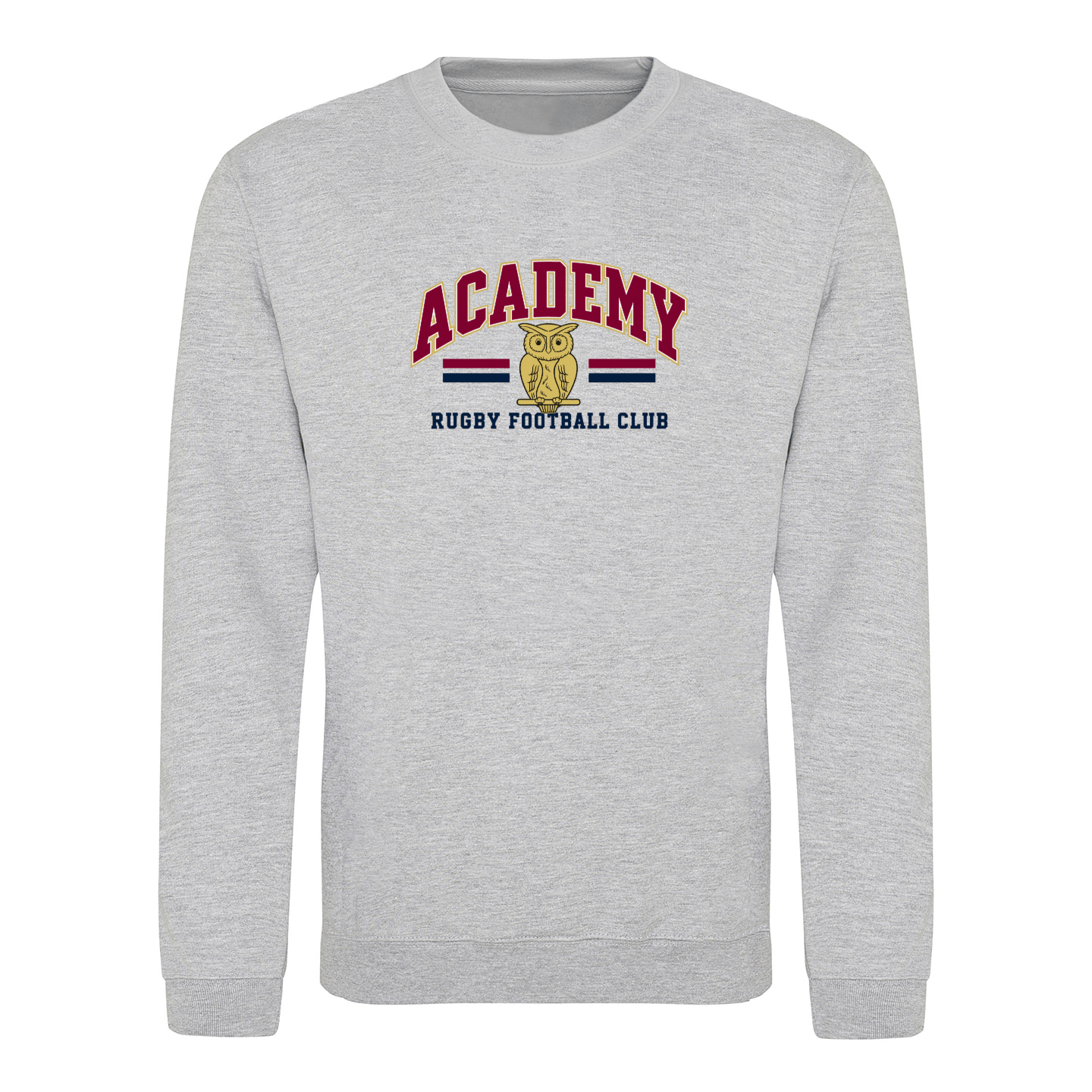 Academy Rugby Football Club sweatshirt - Heather Grey -Stash Shop- Stash Shop