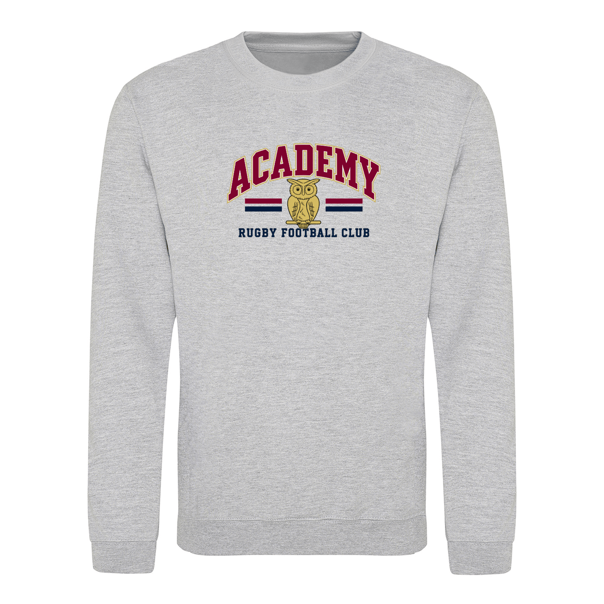 Academy Rugby Football Club sweatshirt - Heather Grey -Stash Shop- Stash Shop