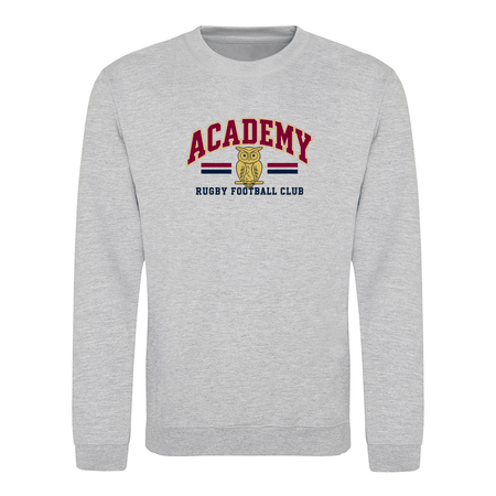 Academy Rugby Football Club sweatshirt - Heather Grey -Stash Shop- Stash Shop