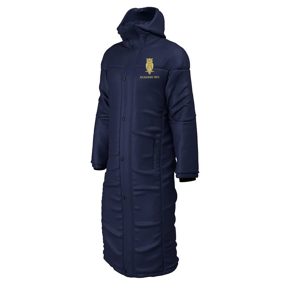 Academy Rugby Football Club - Touchline Coat - Navy