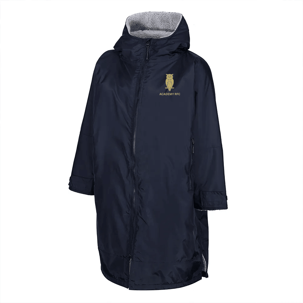 Academy Rugby Football Club - Weatherproof Changing Robe - Navy -Stash Shop- Stash Shop