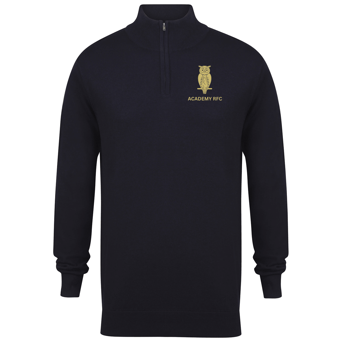 Academy Rugby Football Club ¼ zip jumper - Navy -Stash Shop- Stash Shop
