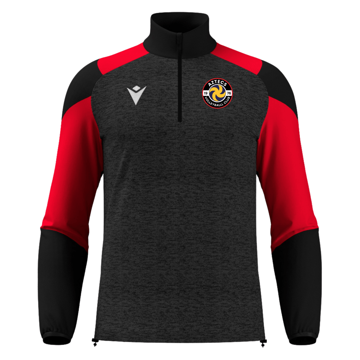Aztecs Volleyball Club - Contrast 1/4 Zip - Macron - Stash Shop